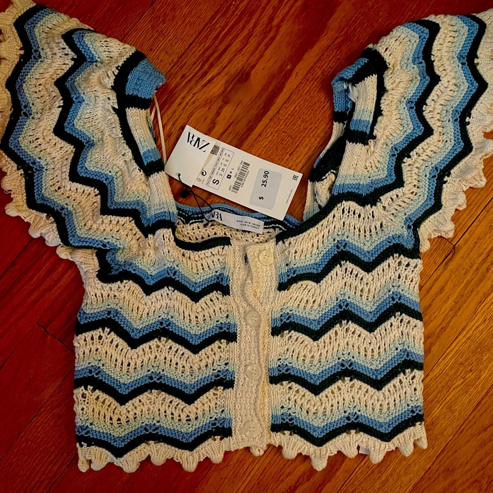 Zara knit crop
